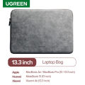 UGREEN 13-14.9 Inch Laptop Case Bag, Computer Handbags,PU Suede Leather Soft Padded Zipper Cover Sleeve Case for MacBook Air, MacBook Pro iPad Pro, Microsoft Surface, Samsung, Dell. 