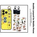 Anti-knock Wristband Phone Case For ZTE Blade V70 Vita/V70 Design protective Back Cover Kickstand ring Cute Cartoon. 
