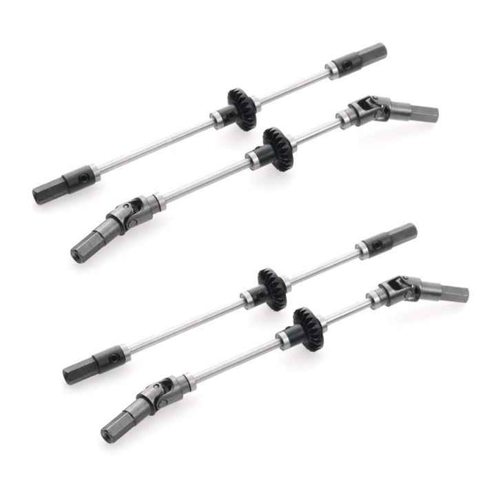 4Pcs Front & Rear Axle Shaft for MN D90 D91 D96 MN-90 MN99S 1/12 RC Car Upgrade Parts Accessories