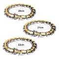 Men Dragon Bracelet Vintage Dragon Studded Bracelet Stylish Retro Keel Bracelet for Men Hip Hop Bangle Jewelry Gift Stylish Hip-hop Bracelet. 