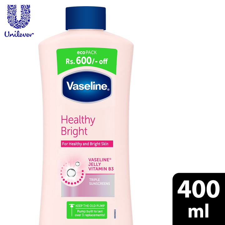 Vaseline Healthy Bright Without Pump 400ml