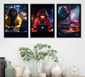 Haking Boy A4 Sized Posters Programming hacking Glassed Wall Posters PVC Framed Wall Decors. 