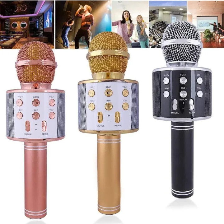 Wireless%20Microphone%20Bluetooth%20Karaoke%20Speaker%20Handheld%20Mic%20Ktv%20Party%20Player%20Portable%20Kids%20Gift%20Led%20Usb%20Studio%20WS-858%20NEW%202021%20%E2%80%93%20Features%20lavalier%20mic%20.%20-%20Image%204