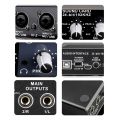 Portable Audio Interface USB Sound Card Mic Preamplifier Computers Recording Tuning Digital Mixing Equipment. 