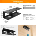 Screw Mount Computer Stand for Underdesk Notebook Space Saving Under Desk Laptop Sturdy Screw Gold Storage Box Metal Frame Laptop Desk Undershelf Notebook. 
