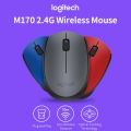Logitech M170 Wireless Mouse, 2.4 GHz with USB Nano Receiver, Optical Tracking. 