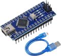 Arduino Nano V3.0 mini USB ATmega328P CH340G 5V 16M Micro-controller board for Arduino. 