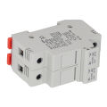 Photovoltaic Fuse Holder 2P PV Fuse Holder 15A ABS Housing 1000V DC for Combiner Box. 