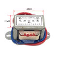 【FOOT SOFA】Aideepen AC 220V To AC 6V 9V 12V 15V 24V 5W Output Voltage 50Hz~60Hz Power Transformer. 