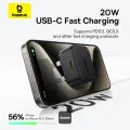 Baseus Palm 20W PD Type-C Fast Charging Wall Charger - Ultra Fast USB-C Charger - UK Plug. 