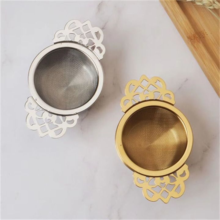 Traditional Stainless Steel Double Ear Tea Filter Fine Mesh Easy Clean ...