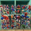6 Sheets Disney Spider Man Stickers For Kids Cute Anime Stickers Cartoon 3D Stickers Girls Boy Stickers. 