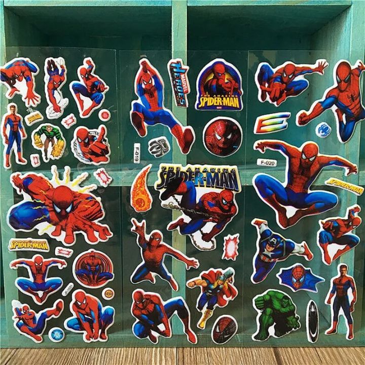 6%20Sheets%20Disney%20Spider%20Man%20Stickers%20For%20Kids%20Cute%20Anime%20Stickers%20Cartoon%203D%20Stickers%20Girls%20Boy%20Stickers%20-%20Image%203