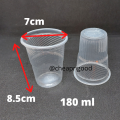 Plastic Drinking Cup 180 ml CLEAR Disposable drinking cups 180ml 200 / 100 / 50 Cups. 