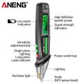 ANENG VC1019 Intelligent Voice Broadcast Tester Pen 12V-1000V Infrared Sensor Positioning Voltage Tester Electric Wire Detector. 