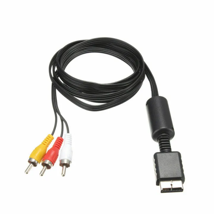 Multi%20Out%20AV%20Cord%20Video/Audio%20Cable%203%20RCA%20Flat%20For%20Playstation%20PS%20PS2%20PS3%20Mystic%20-%20Image%203