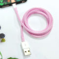 Cable Protector 1.5 METER Spring Protector Cover Cable Line For Phone USB Data Sync Charging Cable. 