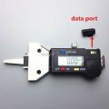 Stainless Steel Car 0-25.4mm Digital Tyre Tire Tread Depth Tester Gauge Meter Measurer Tool Caliper LCD Display Tpms Tire Monit. 