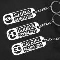 Door, car number, mobile phone, customized name, keychain number, address, company logo, pendant, nameplate, friend, gift. 