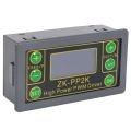 ZK-PP2K PWM DC 3.3-30V 12V 24V Motor Speed Controller Regulator 8A 150W Adjustable LED Dimmer Pulse Frequency Duty Ratio. 