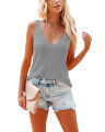 Yfashion Women's Sweater Tanks Sleeveless V-Neck Ribbed Slim Fit Knit Vest. 