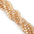 8mm 70PCS Rondelle Austria Faceted Crystal Glass Beads Loose Spacer Beads for Jewelry Making. 