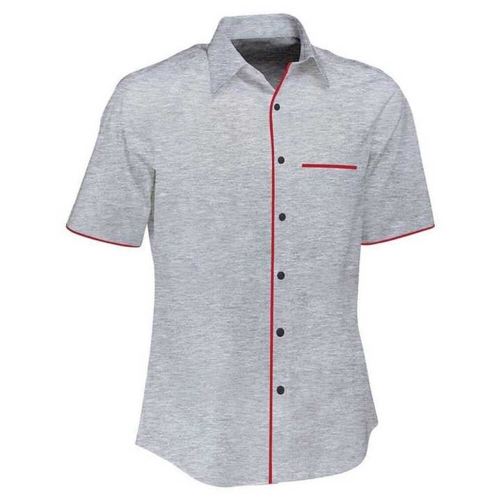 Privi Fashion Unique Design Premium Quality Knit Button Down Shirt with Collar for Men