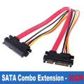 Sata 3 Extension Cable Sata Data Power Hdd Adapter Connector Gender Changer Cord Hard Drive Sata Iii 6gb/s Serial Ata Pc Cable. 