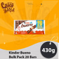 Kinder Bueno Bulk Pack 20 Bars ( 10x 43g). 