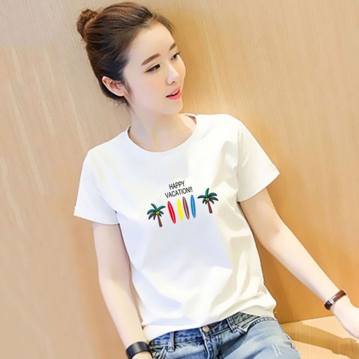 Summer%20Korean%20Style%20Letter%20White%20Short%20SleeveTShirt%20Female%20Student%20All-Matching%20Loose%20Half-Sleeved%20T-shirt%20Young%20Girls%20Girlfriends%20Top%20Clothes%20-%20Image%207