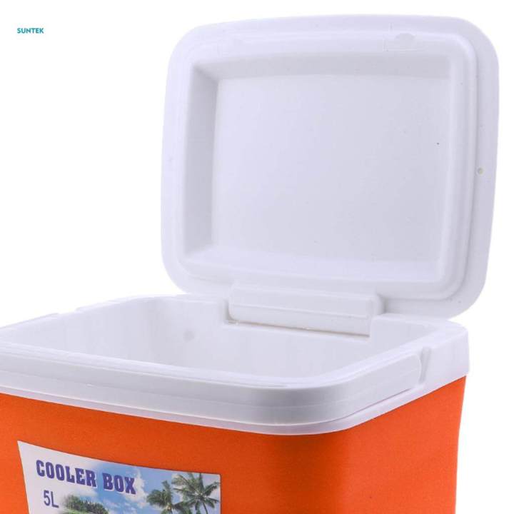 Durable%205L%20BBQ%20Picnic%20Cooler%20Box%20for%20Keeping%20Drinks%20Food%20Warm/Cold%20Orange%20-%20Image%203