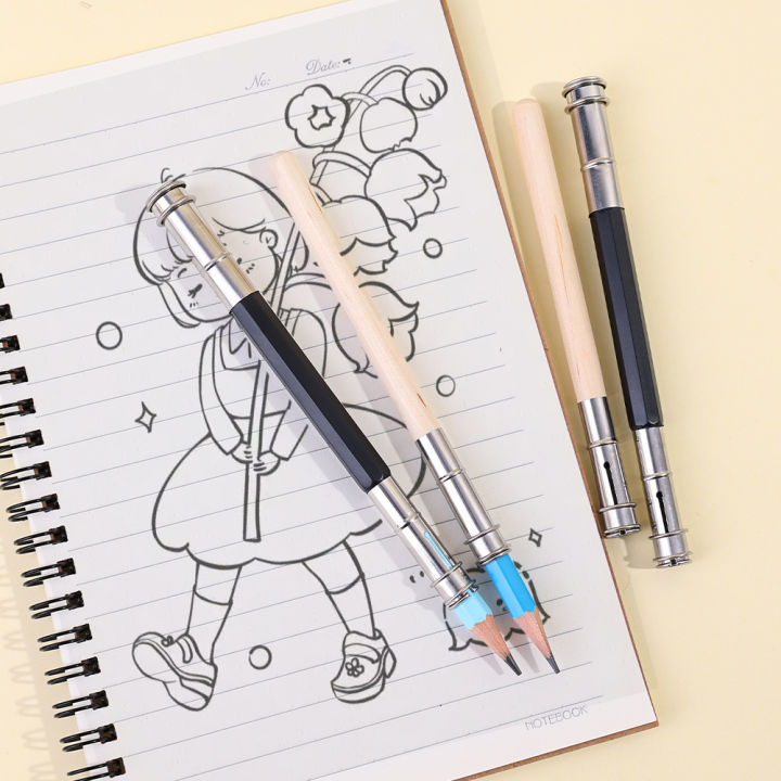 1/3pcs%20Dual-headed%20Art%20Write%20Tool%20Extender%20Adjustable%20Pencil%20Extension%20Stationery%20Practical%20Exquisite%20Portable%20for%20Sketch%20School%20Office%20-%20Image%205