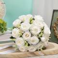 Wedding Bouquet Wedding Bridal Bouquet Elegant Centerpiece Bridal Bouquet Artificial Flowers for Church, Bridal Shower Wedding Ceremony Decor. 