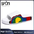 Summer Men Slippers Women Outdoor Beach Shoes Thick Bottom Indoor Bathroom Non-slip Slippers Parent-child Shoes Sandals 2022 New. 