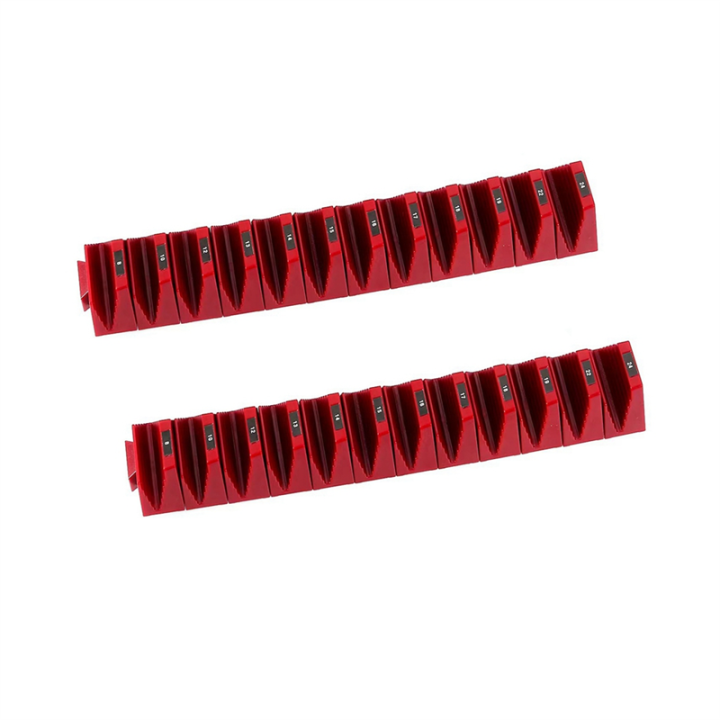 Wrench Rack Support NCANRUI 2set Magnetic Modular Wrench Organizer-12 Slots Tool Drawer ...