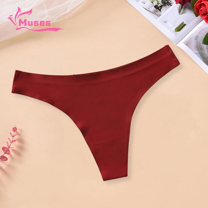 Muses%20Mall%20Women%20Thong%20Underwear%20Ice%20Silk%20Thong%20Panties%20Breathable%20Comfortable%20Low-rise%20Briefs%20for%20Women%20in%20Southeast%20Asia%20Women%20Ice%20Silk%20Panties%20-%20Image%207
