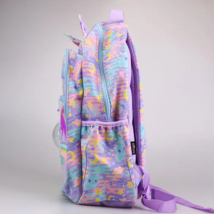 Australia%20Stationery%20Smiggle%20Blue%20Space%20Cat%20Students%20Burden%20Relieving%20Backpack%20Girl%20Travel%20Bag%20Meal%20Bag%20Wallet%20-%20Image%203