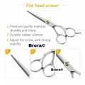 Hair Cutting Flat Scissors Thinning Scissor Shears With Stainless Steel Blades Embroiders Scissors - 1 Pcs. 