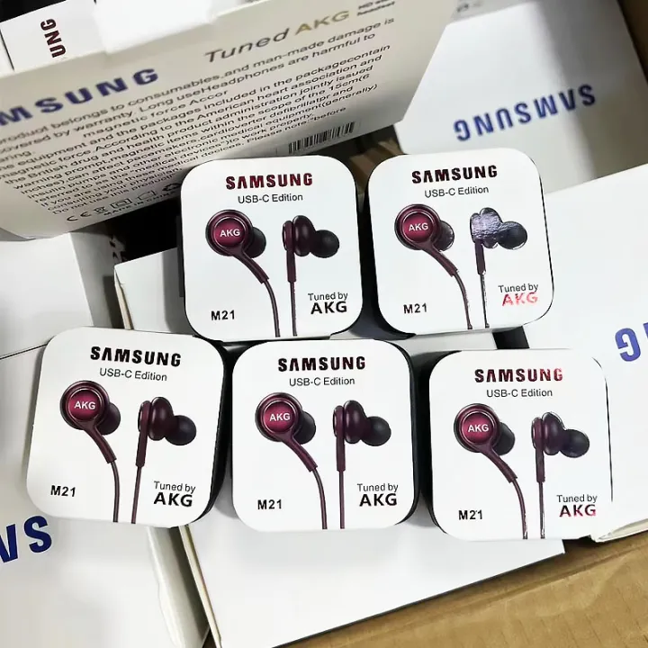 SAMSUNG M20 M21 Earphones ANC (SAE 1) Headset In-ear 3.5mm / Type C With Mic Wired For Galaxy S20 Note10 S10 S9 S8 S7 and all compatible phones/PCs