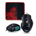 Gaming Mouse Bloodbat Mouse GM02 + Gaming Mouse Pad L-11. 