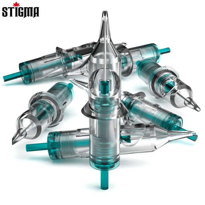 STIGMA 20Pcs Tattoo Needles Round Magnum Disposable Tattoo Needle Cartridge For Shading #10 #12 Bugpin Round Magnum/ RM M1