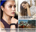 Super Bass Stereo Earphone VJP V12 Comfortable Hi-Fi Premium Sound Stereo Handsfree In-Ear Headset. 