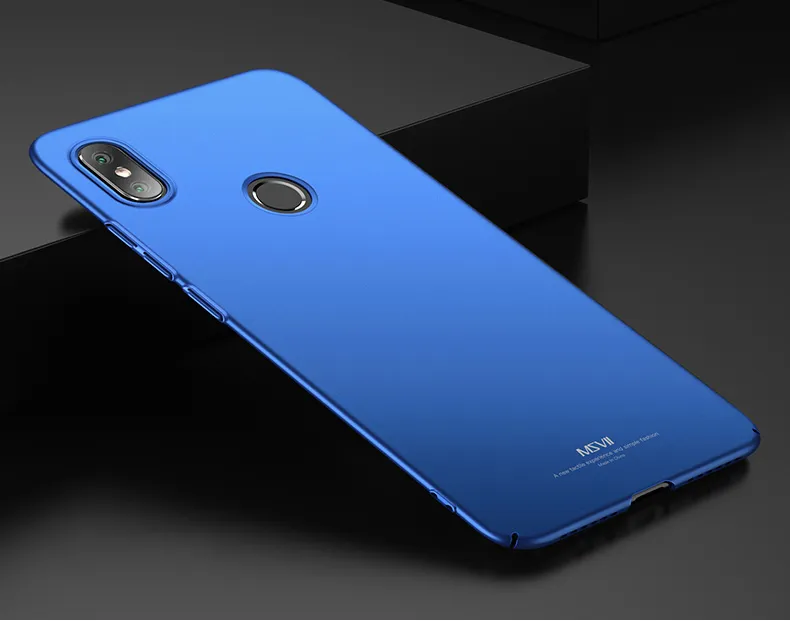 Mi8 Case Cover Msvii Ultra Thin Hard PC Matte Cover For Xiaomi Mi