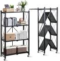 Heavy Duty 4-layer foldable Shelf, kitchen storage rack, No Assemble Required, Microwave and Oven Rack. 