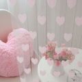 Home Room Drapes High Quality Loving Door Tassel Window Curtain Pattern. 