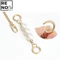 Applicable To Coach Pencil Case DIY Replacement and Transformation of Pearl Chain Accessories of Armpit Bag Gucci Small Cylinder Bag Modified Shoulder Strap Handbag Belt Replaceable Bag Accessories 73cm. 