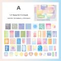 Sweet Journal 100PCS Daily Life Series Basic Lable Material Paper DIY Album Journaling Planner Diary Crafts Scrapbooking. 
