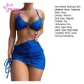 Muses Mall Quick-drying Printing Women Swimsuit 3pcs Bikini Set with Overst Quick-drying Women Swimsuit for Beach Babes Swimsuit Set. 