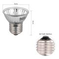 25W Halogen Heat Lamp UVA UVB Basking Lamp Heater Light Bulb for Reptiles Lizard Turtle Aquarium. 