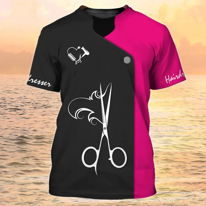 Women%20T-shirt%20New%20Barber%20Shop%20Shirt%20Hairdresser%203D%20Printed%20Customizable%20Short%20Sleeve%20Tops%20Female%20Oversized%20Casual%20O%20Neck%20Clothes%20-%20Image%202